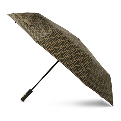 fendi head umbrella|Umbrella Tech fabric Brown .